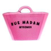 Fuxia Shopping Handtas Ss23 Rue Madam , Pink , Dames