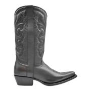 Zwarte Leren Veterschoenen ASH , Black , Dames