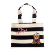 Zwarte Teddy Tote Tas Rue Madam , Multicolor , Dames