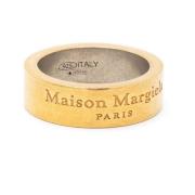 Gouden Herenring Klassiek Model Maison Margiela , Yellow , Heren