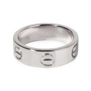 Pre-owned Metal rings Cartier Vintage , Gray , Dames