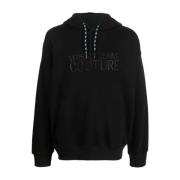 Hoodies Versace Jeans Couture , Black , Heren