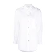 Long Sleeve Tops Vince , White , Dames