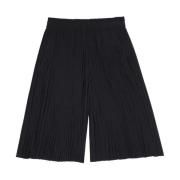 Zwarte Lange Shorts voor Vrouwen MM6 Maison Margiela , Black , Dames