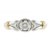 Pre-owned Silver rings Dior Vintage , Gray , Dames