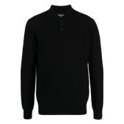 Polo Shirts Giorgio Armani , Black , Heren