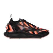 Orange Zag Sneakers PS By Paul Smith , Black , Heren