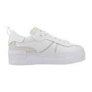 Platform Contrasted Damessneakers Lacoste , White , Dames