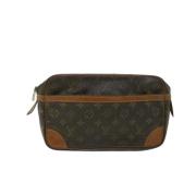 Pre-owned Canvas louis-vuitton-bags Louis Vuitton Vintage , Brown , Da...