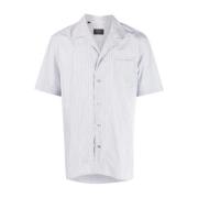 Short Sleeve Shirts Brioni , White , Heren
