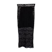 Pre-owned Nylon bottoms Dolce & Gabbana Pre-owned , Black , Dames