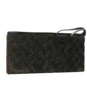Pre-owned Velvet clutches Gucci Vintage , Brown , Dames