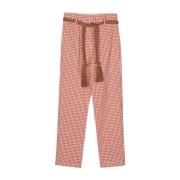 Wide Trousers Alysi , Red , Dames