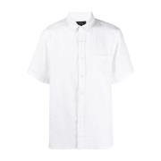 Short Sleeve Shirts Vince , White , Heren