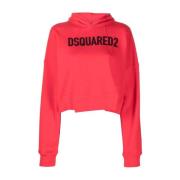 Hoodies Dsquared2 , Red , Dames