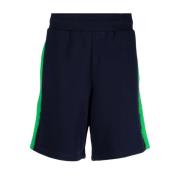 Blauwe Casual Katoenen Shorts voor Mannen Moschino , Blue , Heren