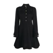 Short Dresses Moschino , Black , Dames