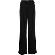 Straight Trousers Ralph Lauren , Black , Dames
