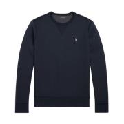Navy Double-Knit Sweatshirt Polo Ralph Lauren , Blue , Heren