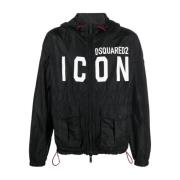 Light Jackets Dsquared2 , Black , Heren