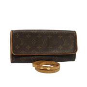 Pre-owned Canvas louis-vuitton-bags Louis Vuitton Vintage , Brown , Da...