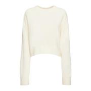 Ivory Oversized Pullover Loulou Studio , Beige , Dames