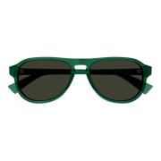 Heren zonnebril Phantos Groen Transparant Bottega Veneta , Green , Dam...