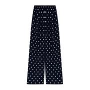 Broek met stippenpatroon Balenciaga , Blue , Dames