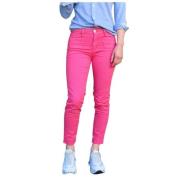 Clara Gestreepte Broek Islow , Pink , Dames