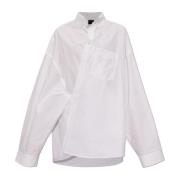 Asymmetrisch shirt Balenciaga , White , Dames