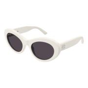 White/Grey Sunglasses Bb0294Sk Balenciaga , White , Dames