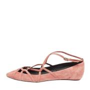 Pre-owned Suede flats Marc Jacobs Pre-owned , Pink , Dames