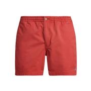Klassieke Katoen Blend Prepster Shorts Polo Ralph Lauren , Red , Heren