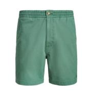 Klassieke Katoenmix Prepster Shorts Polo Ralph Lauren , Green , Heren