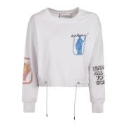 Stijlvolle Sweatshirt voor Casual Dragen Iceberg , White , Dames
