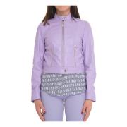 Biker jacket Liu Jo , Purple , Dames