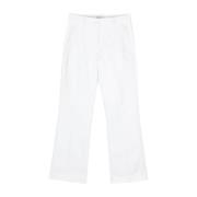 Wide Trousers Calvin Klein , White , Dames