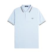 Twin Tipped Polo Shirt Fred Perry , Blue , Heren