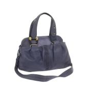Pre-owned Leather shoulder-bags Bvlgari Vintage , Blue , Dames
