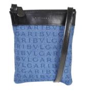 Pre-owned Denim shoulder-bags Bvlgari Vintage , Blue , Dames