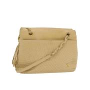 Pre-owned Leather shoulder-bags Bally Pre-owned , Beige , Dames