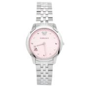 Pre-owned Stainless Steel watches Versace Pre-owned , Pink , Dames