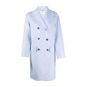 Trench Coats Salvatore Ferragamo , Blue , Dames