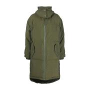 Groene Lange Puffer Donsjas JW Anderson , Green , Dames