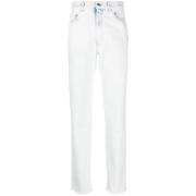 Straight Jeans Gcds , White , Dames