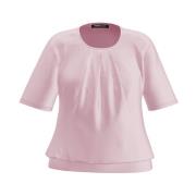 Korte Mouw Blouse Shirt Nos714404 Frank Walder , Pink , Dames