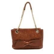 Pre-owned Leather shoulder-bags Carolina Herrera Pre-owned , Brown , D...