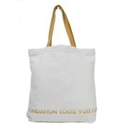Pre-owned Cotton louis-vuitton-bags Louis Vuitton Vintage , White , Da...