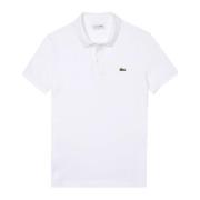 Slim Fit Witte Polo Lacoste , White , Heren