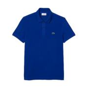 Slim Fit Katoenen Polo Shirt (Blauw) Lacoste , Blue , Heren